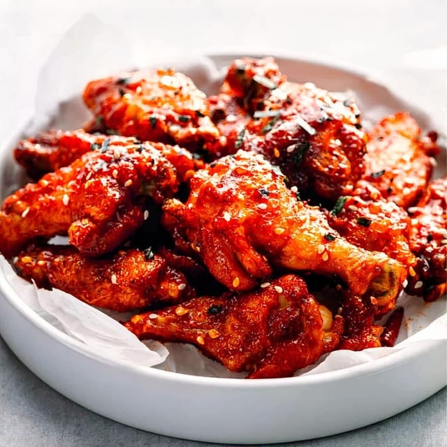 Korean BBQ Wings.